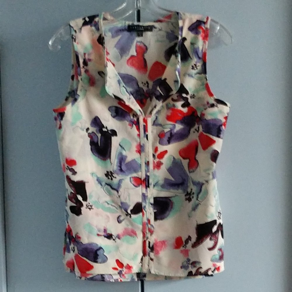 Anthropologie Sanctuary S Sleeveless Blouse Print